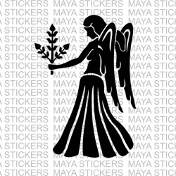 Virgo Astrological sign stickers