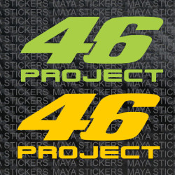 46 Project Valentino Rossi bike stickers ( Pair of 2 ) 