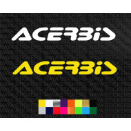 Acerbis logo sticker for motorcycles and helmets ( Pair of 2 )