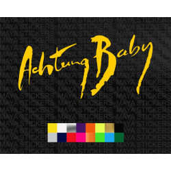 Achtung Baby decal sticker 