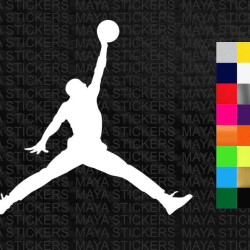 Air Jordan Jumpman logo stickers for cars, bikes, laptops and others