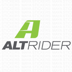 ALT rider logo decal sticker for Motorcycles 
