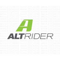 ALT rider logo decal sticker for Motorcycles 