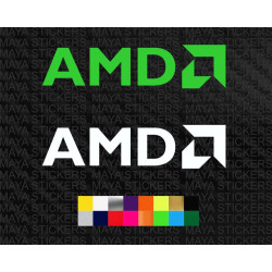 AMD logo laptop stickers ( Pair of 2 )