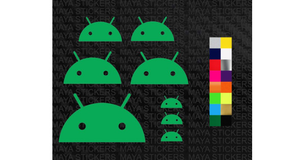 android stickers for laptop