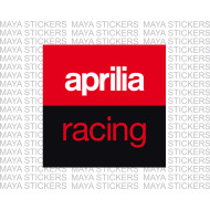 Aprilia racing logo 3 color for bike stickers 