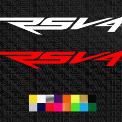 Aprilia RSV4 logo bike stickers ( Pair fo 2 stickers )