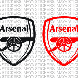 Arsenal FC logo sticker for cars, bikes, laptop