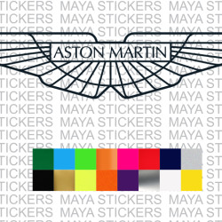 Aston martin logo sticker for cars, laptops