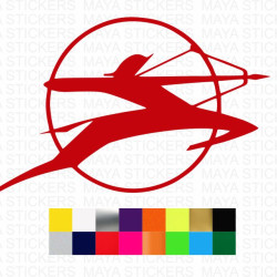 Centaur Sagittarius old Air India logo decal stickers 