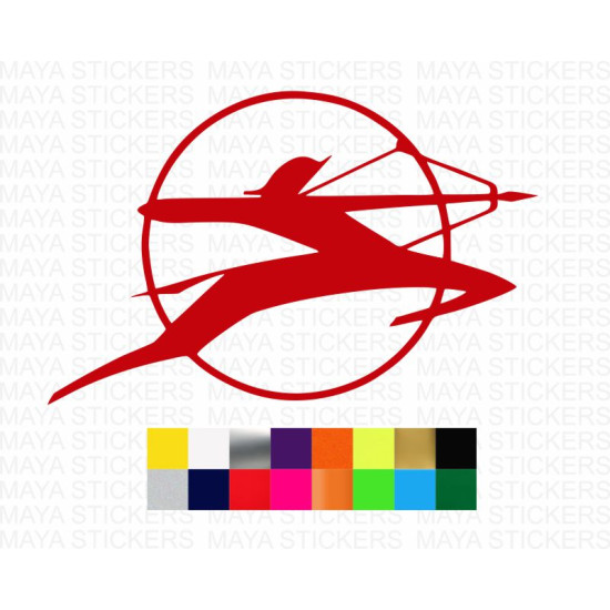 Centaur Sagittarius old Air India logo decal stickers 