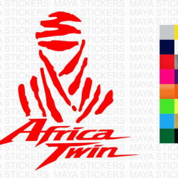 Africa Twin Dakar logo stickers for motorcycles and helmets