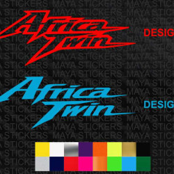 Honda Africa Twin logo bike stickers ( Pair of 2 stickers )