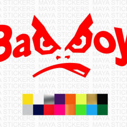 Bad Boy logo sticker for cars, bikes, laptops