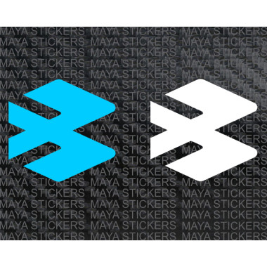 Bajaj Racing Sticker Bajaj Pulsar NS200 logo sticker in custom colors and sizes