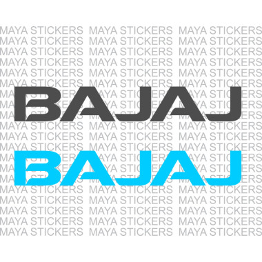 Bajaj Avenger full logo sticker in custom colors and sizes