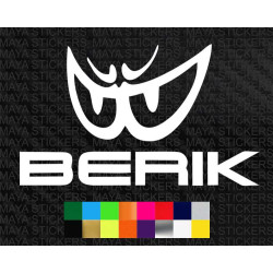 Berik logo stickers for motorcycles and helmets