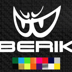 Berik logo stickers for motorcycles and helmets