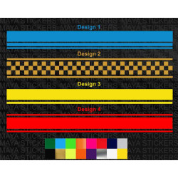 Stripe stickers for Motorcycles, helmets and cars