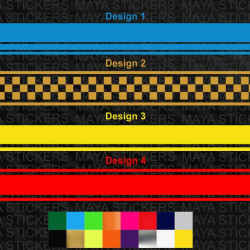 Stripe stickers for Motorcycles, helmets and cars