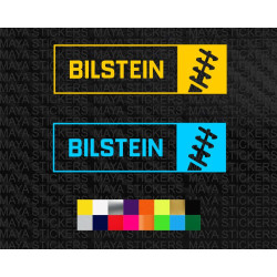 Bilstein shock absorbers logo decal sticker for cars ( Pair of 2 )