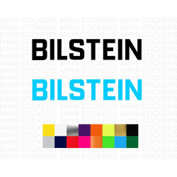 Bilstein text logo decal sticker for cars ( Pair of 2 )