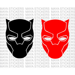 Black panther decal sticker for cars, bikes, laptops