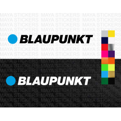 Blaupunkt logo car stickers ( Pair of 2 )