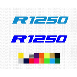 BMW R1250 logo bike sticker ( Pair of 2 )