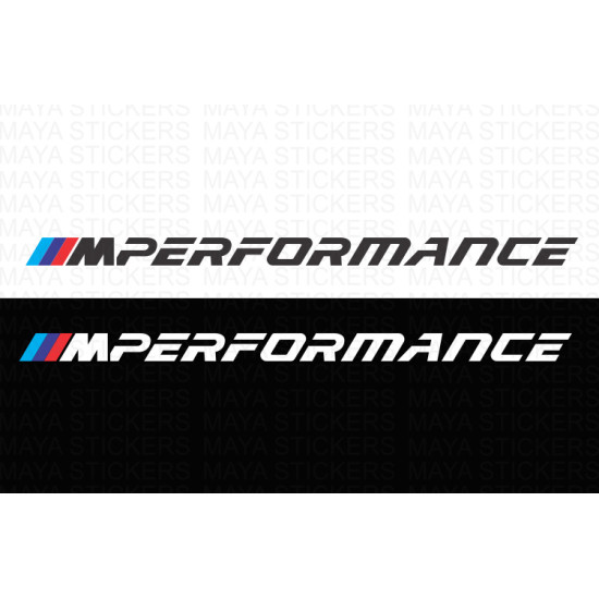 BMW M performance logo decal stickers for cars ( Pair of 2 )