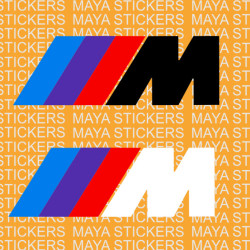BMW M series logo decal stickers ( Pair of 2 )