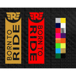 Born to Ride fork sticker for Royal Enfield bikes