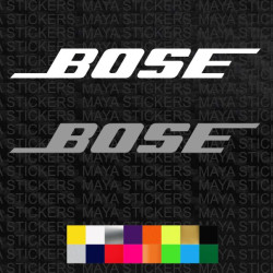 Bose logo stickers for speakers, sound systems and cars ( pair fo 2 )