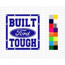 Built ford tough sticker for ford cars
