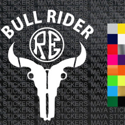 Bull Rider sticker for Royal Enfield bikes