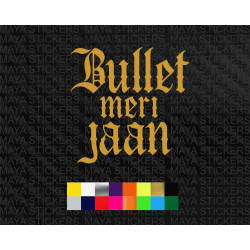 Bullet meri jaan sticker for Royal Enfield bullet and classic