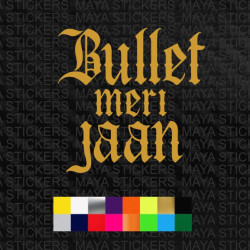 Bullet meri jaan sticker for Royal Enfield bullet and classic