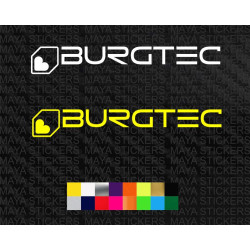 Burgtec logo decal stickers for bicycles ( Pair of 2 )