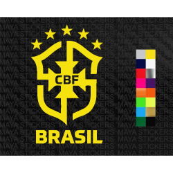 Brasil National football team sticker for cars, bikes, laptops