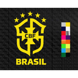 Brazil National football team sticker for cars, bikes, laptops