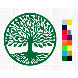 Bodhi Tree decal stickers for cars, bikes, laptops and others