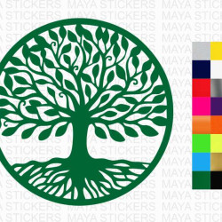 Bodhi Tree decal stickers for cars, bikes, laptops and others