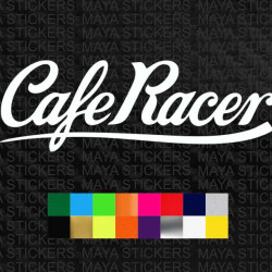 Cafe racer logo stickers for motorcycles D2