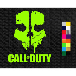 Call of duty Ghost mask logo sticker for xbox, playstation, laptops and others