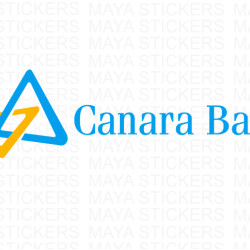 Canara Bank logo stickers for cars, bikes, glass