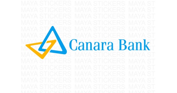 Canara bank logo decal sticker