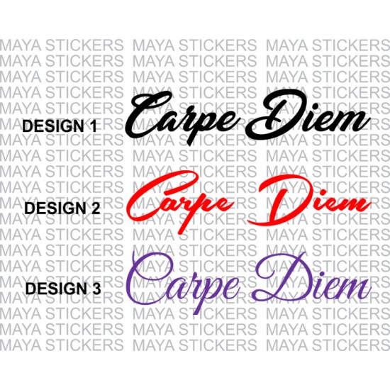 Carpe diem means
