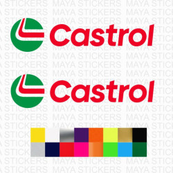 Castrol 2023 new logo stickers for cars and motorcycles ( Pair of 2 )