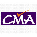 CMA  logo sticker for cars, bikes, laptops, door and others