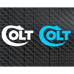 Colt logo decal stickers ( Pair of 2 )